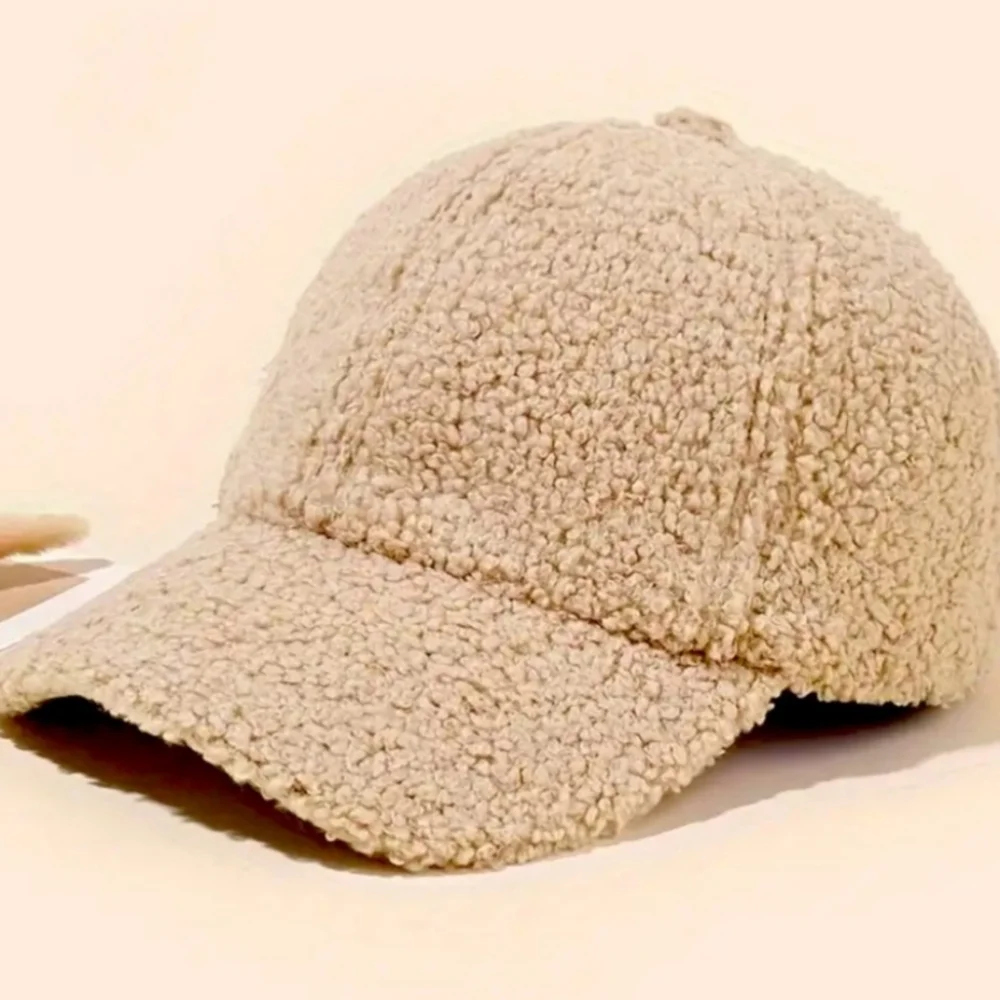 KHAKI SHERPA ADJUSTABLE CAP NIP - Picture 1 of 5
